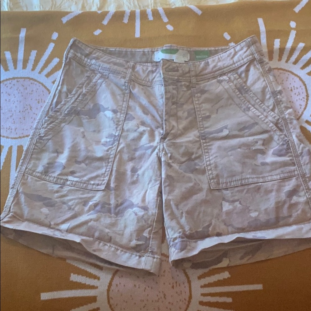 Anthropologie summer camo shorts